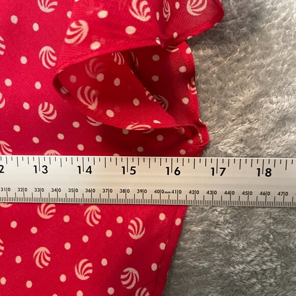 Vtg JG Hook Women Novelty Retro Rockabilly Pinup Flutter Chiffon Maxi Dress 4 - Picture 9 of 12